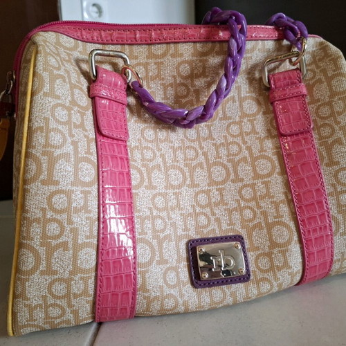 Rocco Barocco multicolor handbag, crossbody option