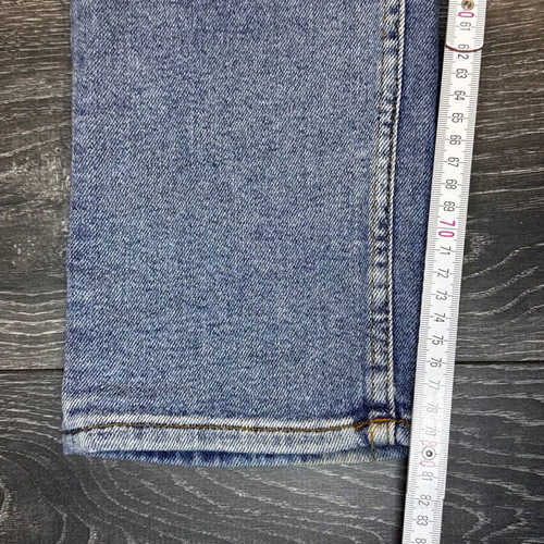 7 For All Mankind jeans used, blue denim, sizes M and L