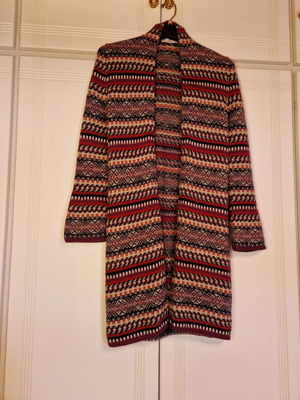 Wool Long Cardigan Stefanel new multicolor S/M