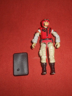 G.I.JOE Crazylegs (v1) 1987 Assault Trooper figure used