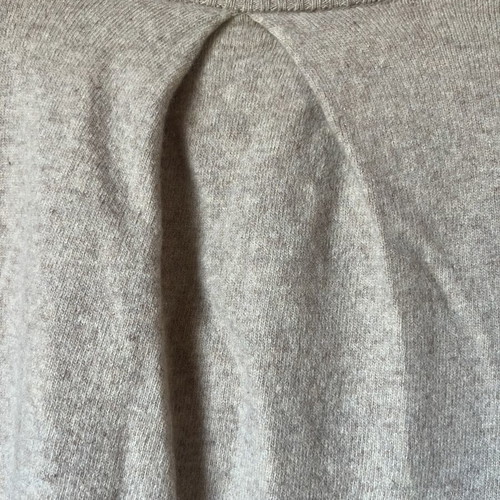 Sisley beige wool sweater, size M