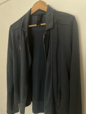 Flores zip-up jacket used, blue, size M