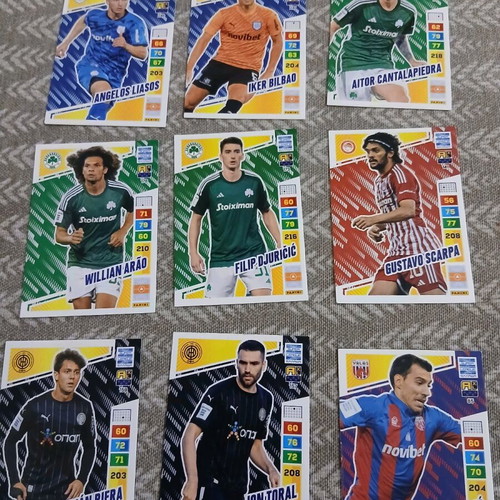 Panini 2023 used stickers with box