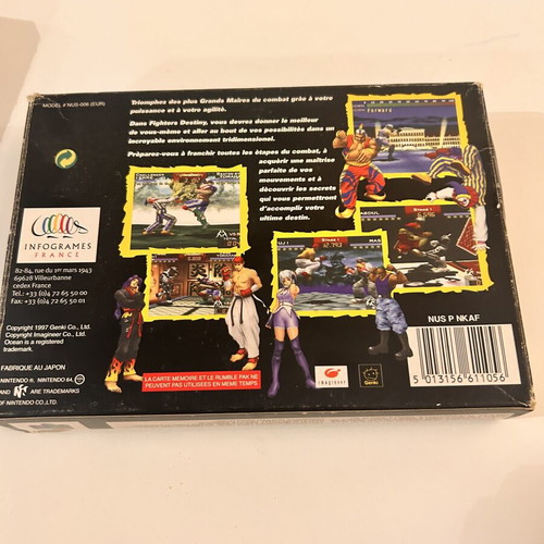 Fighters Destiny Nintendo 64 PAL game with box and manuals