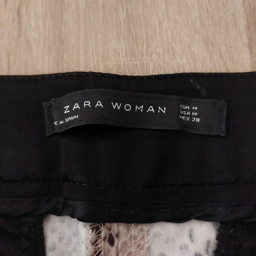 Zara Woman Animal Print Pants Medium Like New