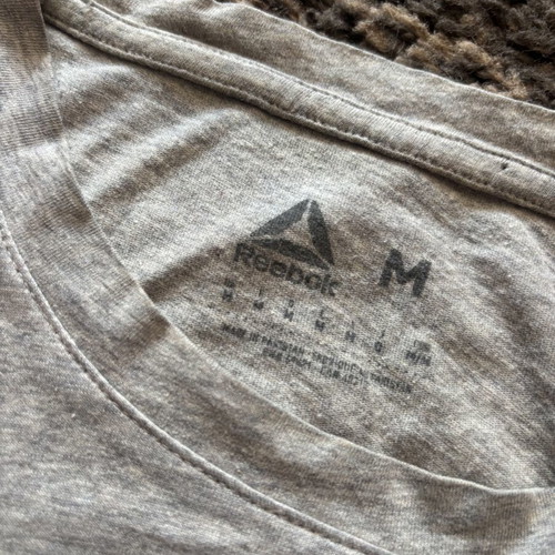 Reebok X UFC Collab Graphic men's T-shirt size M, grey