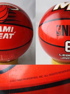 Plastic ball 2011 NBA Miami Heat LeBron James new