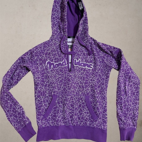 Nordblanc purple sweatshirt like new, cotton with fleece
