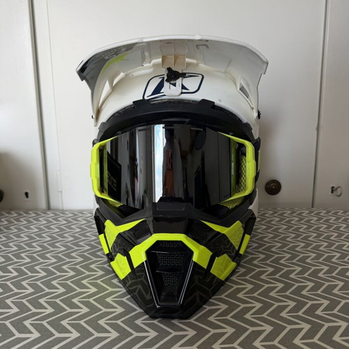 Klim Off-Road Koroyd F5 Vivid Blue Helmet Medium 56-57 with Klim Edge Goggle