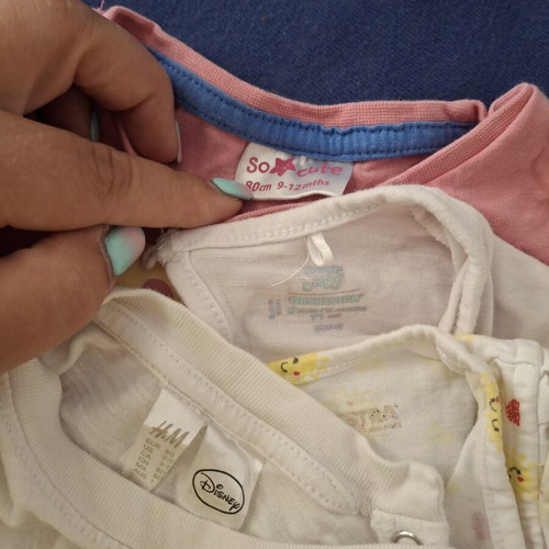 Children's T-shirts pack 6-12 months like new, 7 pieces