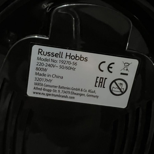Russell Hobbs 19270-56 Food Steamer like new, 9L, 800W, inox