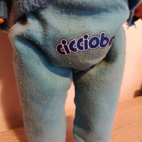 Vintage Cabar Cicciobello doll 70's, used, 45 cm plastic