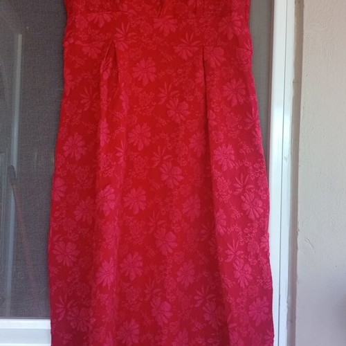 Formal dress like new, size XLarge, ankle length with back zipper