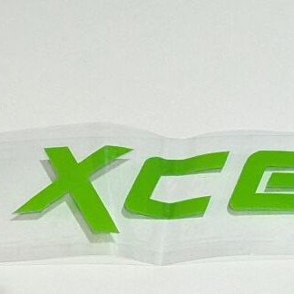 Kia Xceed Turbo Hybrid stickers in green