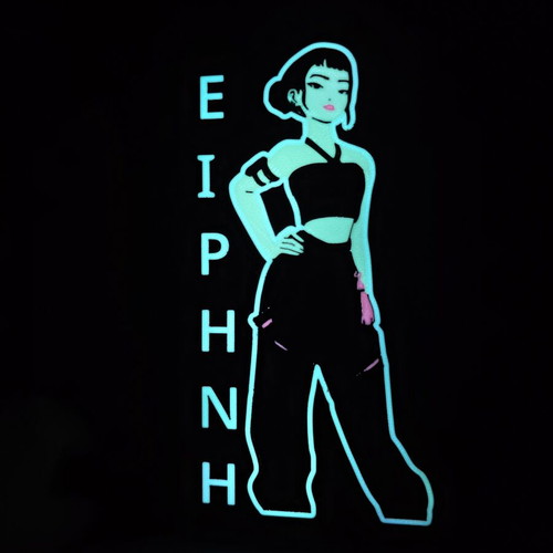 3D Printed Lamp Custom Design with Multicolor Lighting