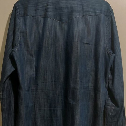 Missone men's blue shirt size Large like new