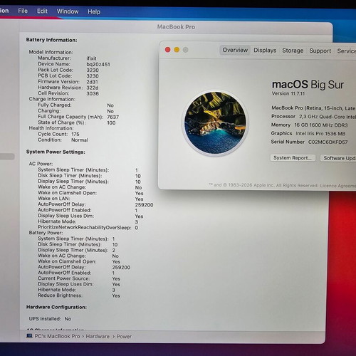 MacBook Pro Retina 15-inch Late 2013 Core i7 16GB 512GB SSD