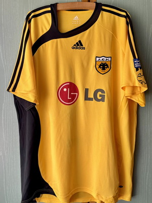 Traianos Dellas AEK Jersey size XL new authentic