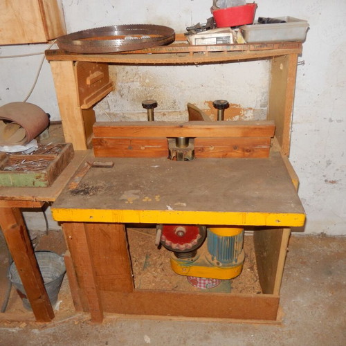 Carpentry tools used, operate with single-phase power