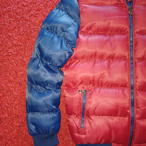 Fas Vogue 78 men's jacket used, dark red with blue