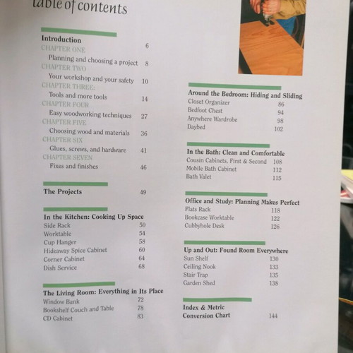 Building Storage Stuff book like new, English