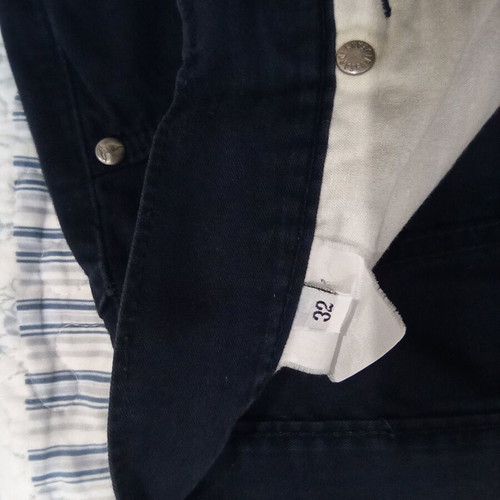 Trussardi men's pants used, dark blue, size 32