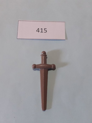 Playmobil sword Nuremberg 415 used, nickel wear
