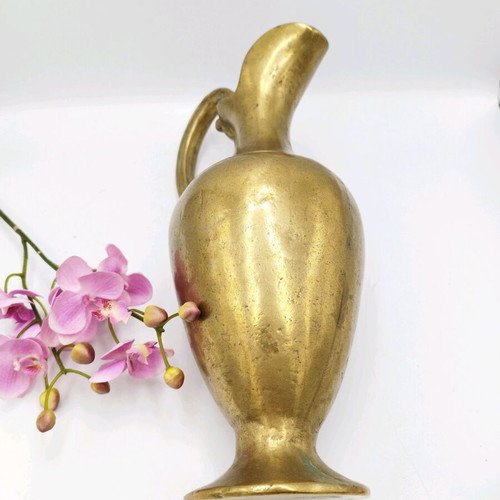 Antique bronze wine and water pitcher used