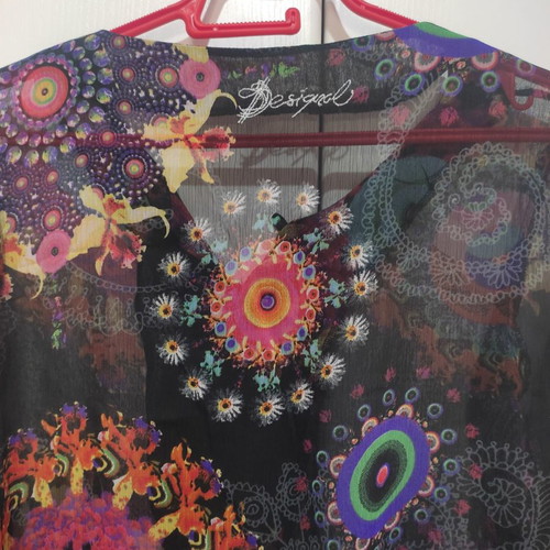 Desigual women's blouse used, multicolor, size M