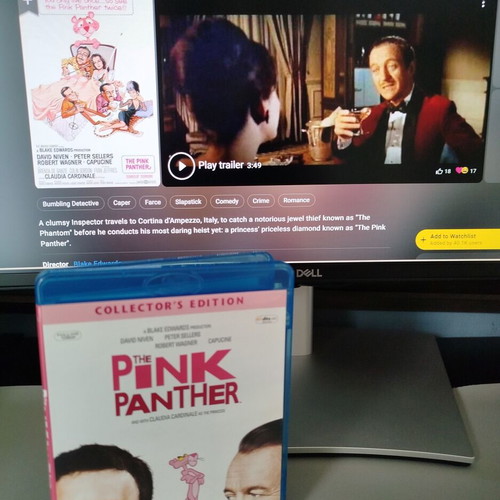 The Pink Panther Blu-Ray Collector's Edition new, comedy crime