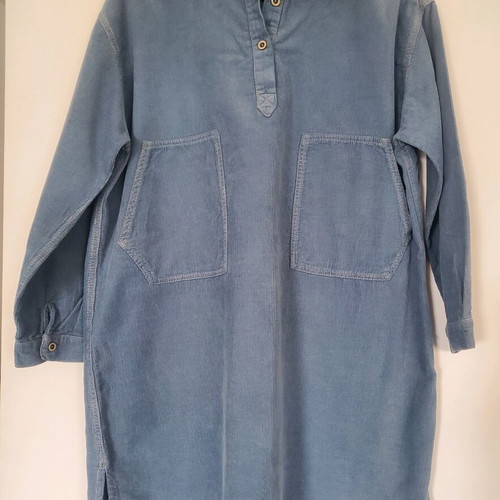 Zara spring corduroy dress 13-14 years like new, turquoise