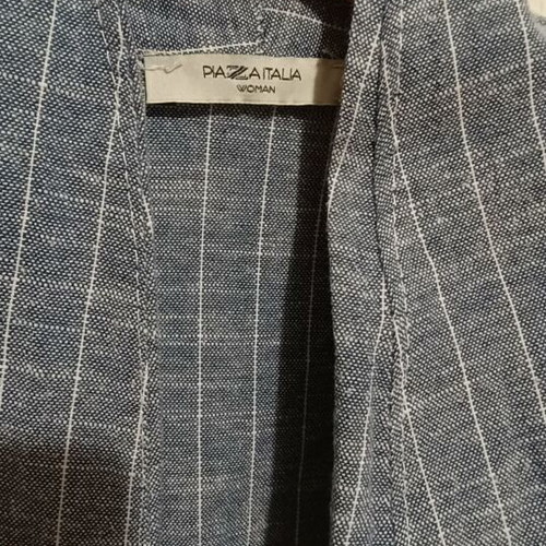 Piazza Italia Linen Jacket like new, size M, blue