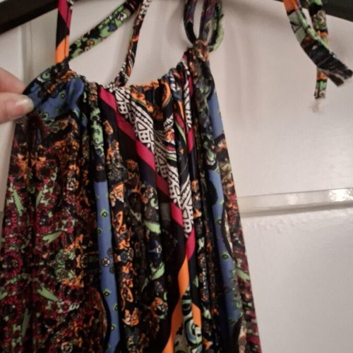Celestino Maxi Halter Dress One Size like new, boho print