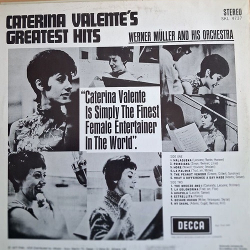 Caterina Valente's Greatest Hits vinyl like new