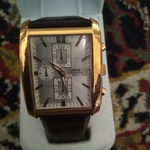 Lorus vd57-x023 men's watch used, chronograph, waterproof