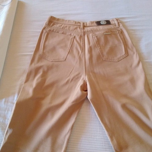 Trussardi Jeans women's long cotton pants like new, camel color, size XL