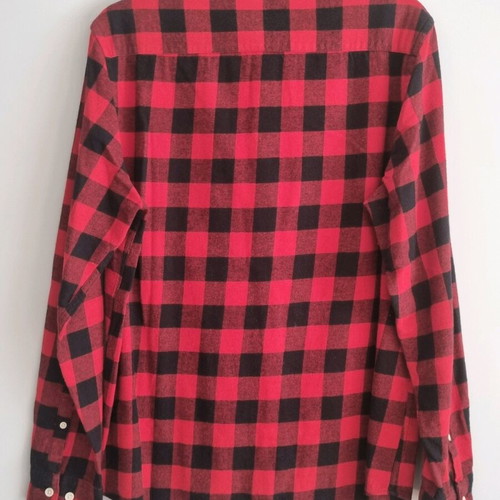 Asos red check shirt size L like new