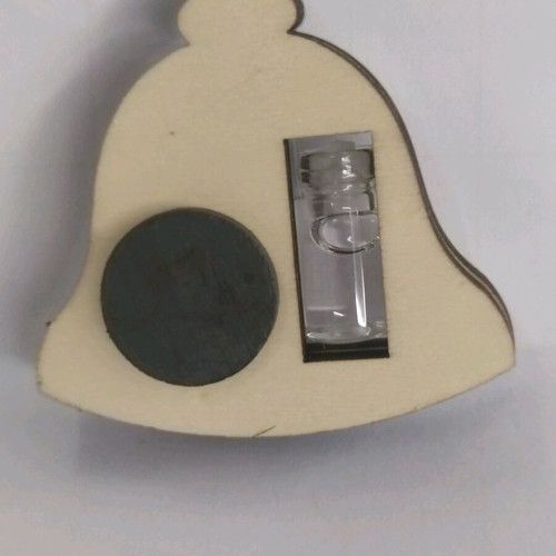 Magnet bell-shaped with image and blessing new