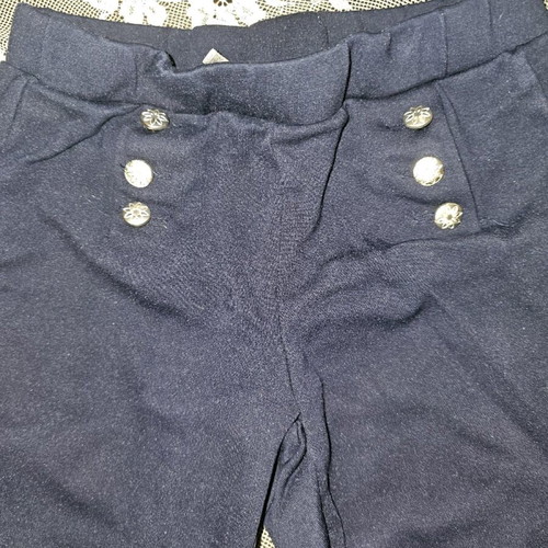 Orchestra leggings size 5-6 used, dark blue with buttons
