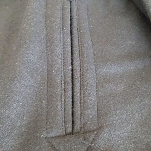 Navy woolen pea coat unused