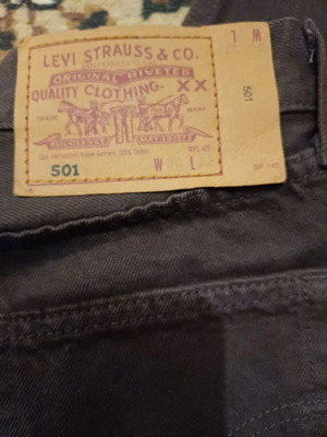 Levis Strauss jeans used, brown, size S