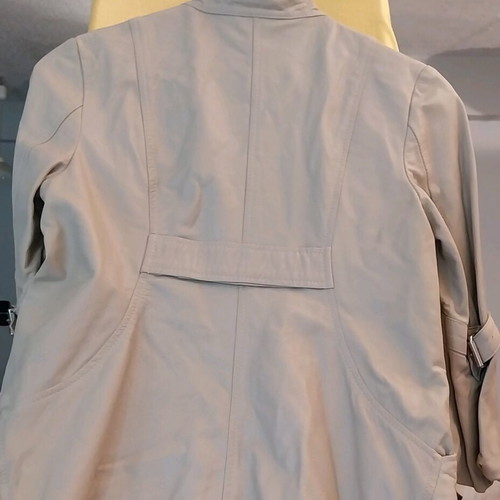 Veston.du Pays women's leather jacket like new, beige, size 40
