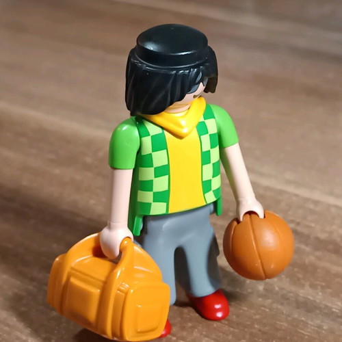 Playmobil Street Basketball Player figure like new