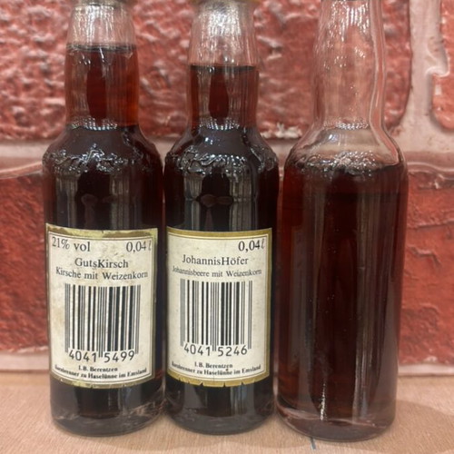 Berentzen liqueur miniatures new, set of 3x50ml