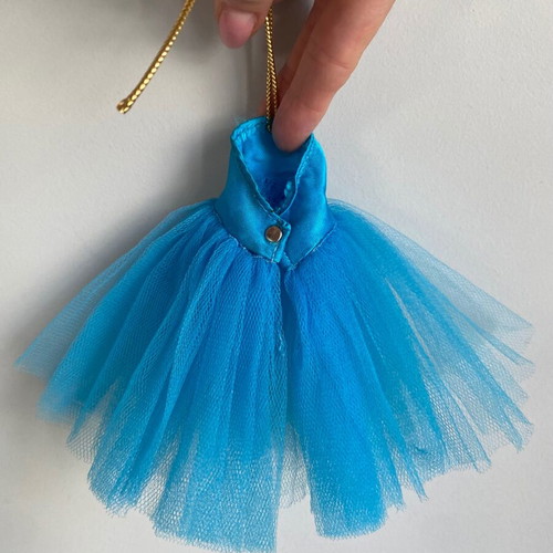 Bibi-Bo vintage blue puff dress used
