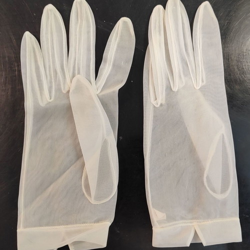 Wedding gloves new transparent