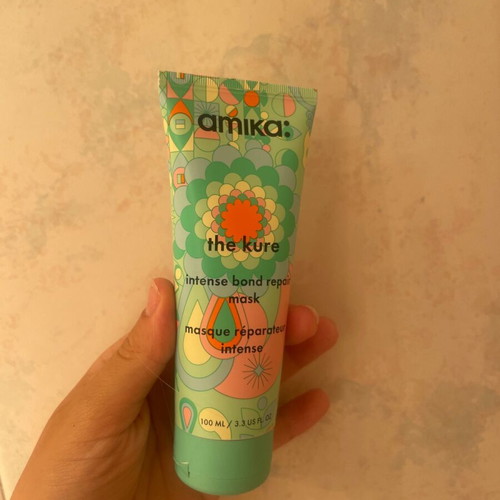 Amika the Kure empty hair mask packaging