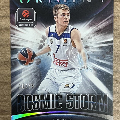 Panini Origins Euroleague Basketball Luka Doncic Cosmic Storm card like new