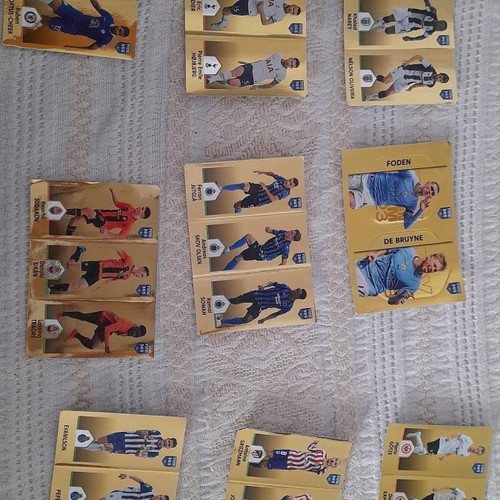 Cards used, many and plenty