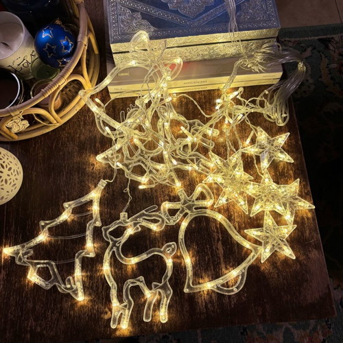 Led curtain lights like new